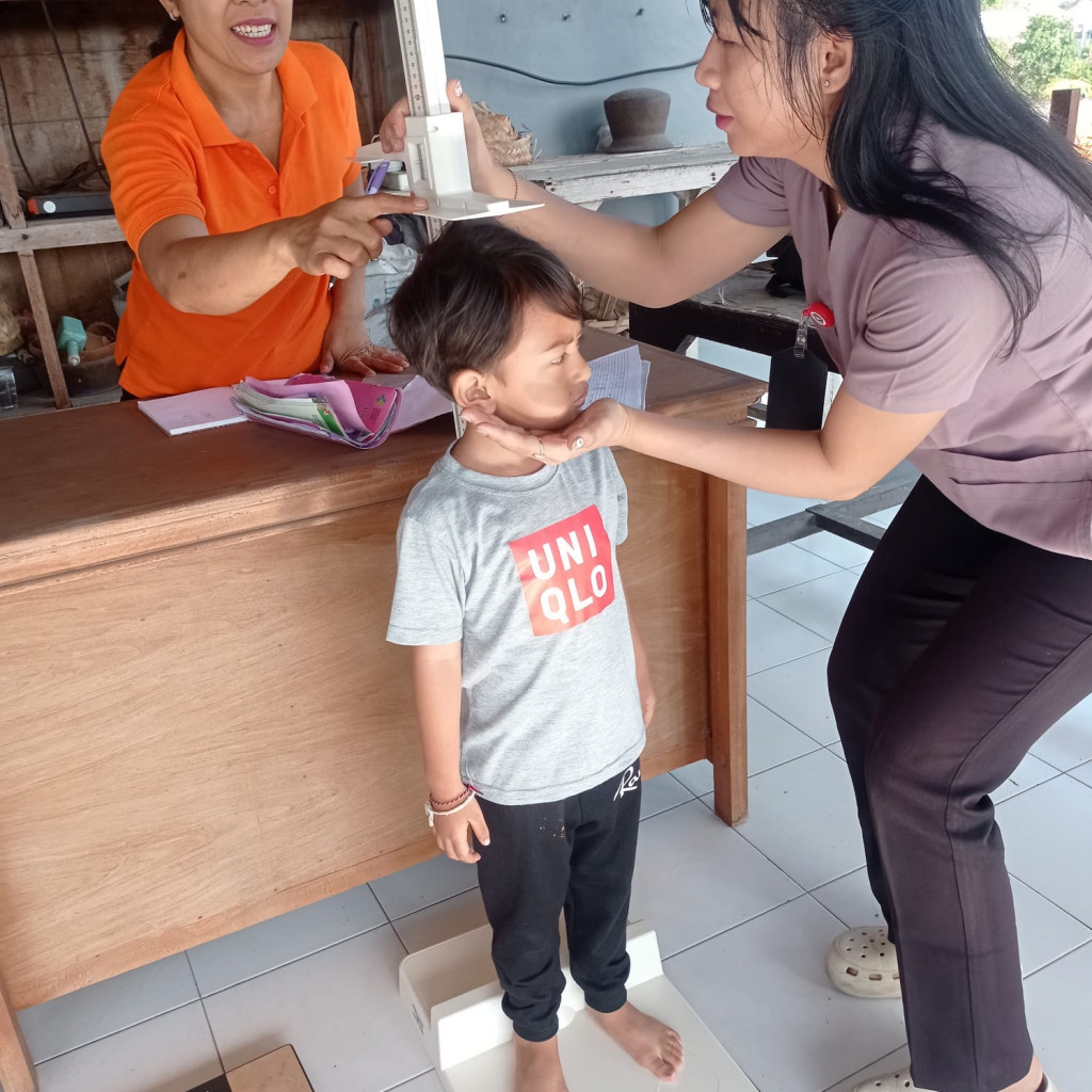 Berlangsungnya Kegiatan Posyandu Balita